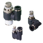 Clean equipment speed controllers with quick fittings