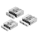 Jig cylinder with guides φ6,8.10 (low speed specification)